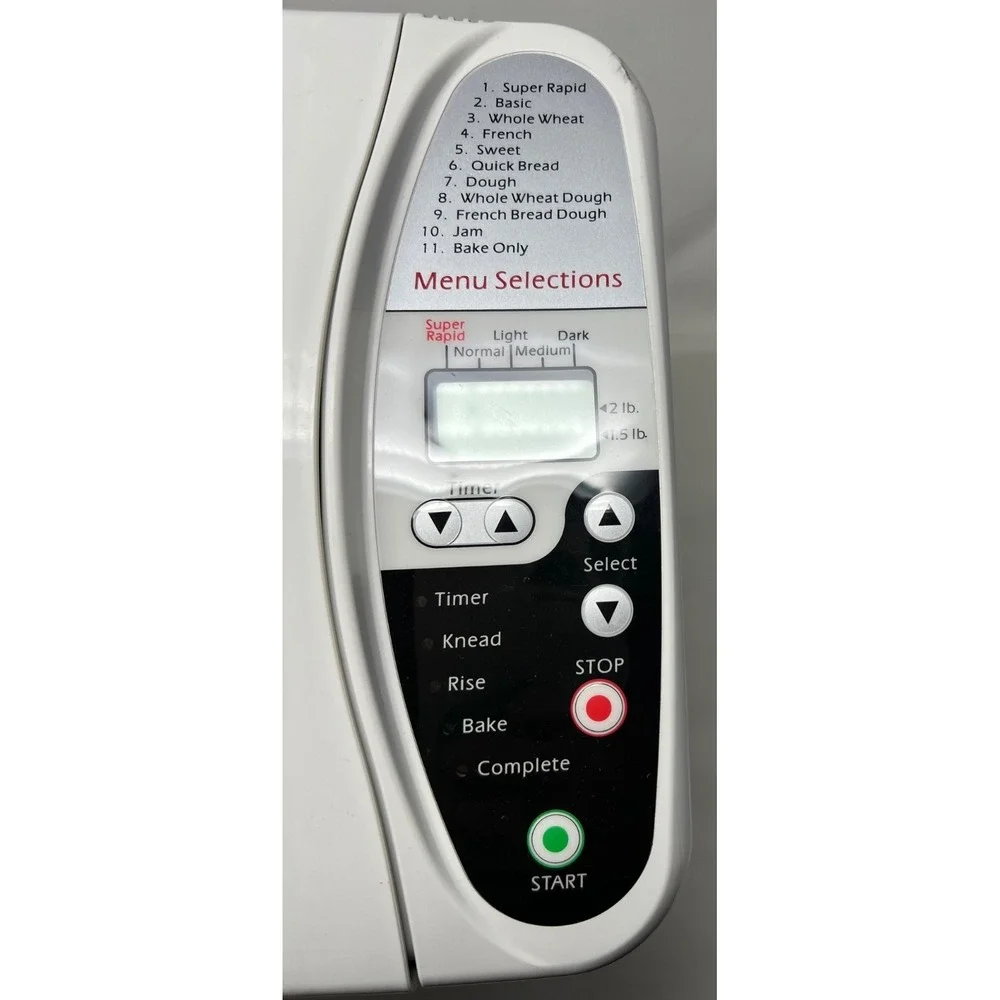 Regal Kitchen Pro K6745S Bread & Jam Maker Machine 2 or 1.5 LB 11 Program Tested